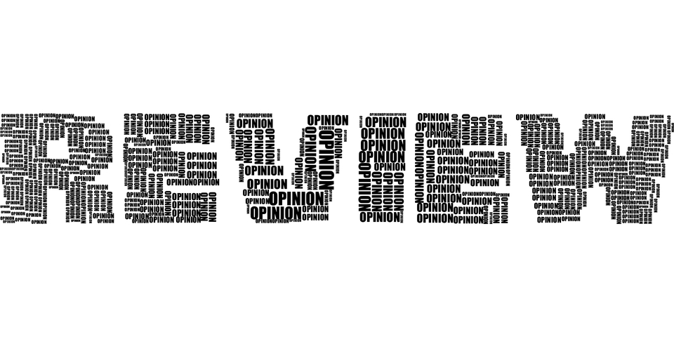 レビュー, 意見, タイポグラフィ, 主観的